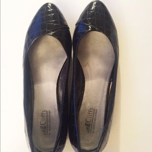 Black Flats Size 10